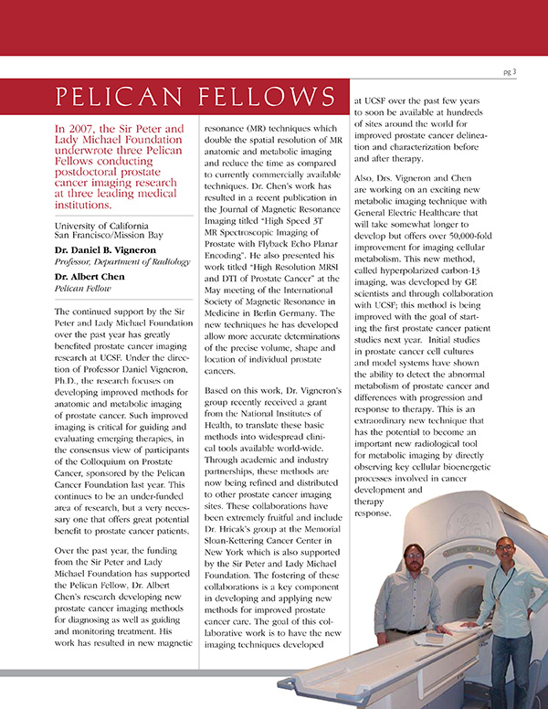 2007-2008 Pelican Fellows