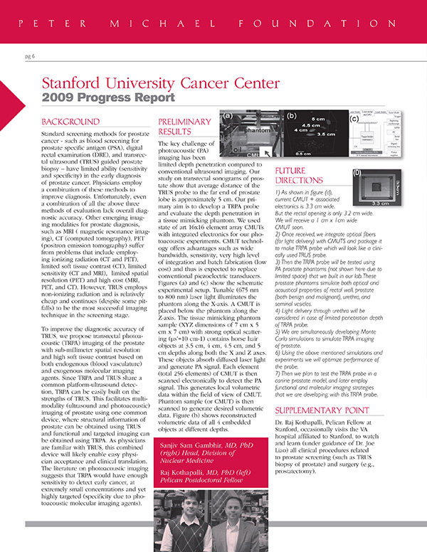 2009 Stanford University Cancer Center