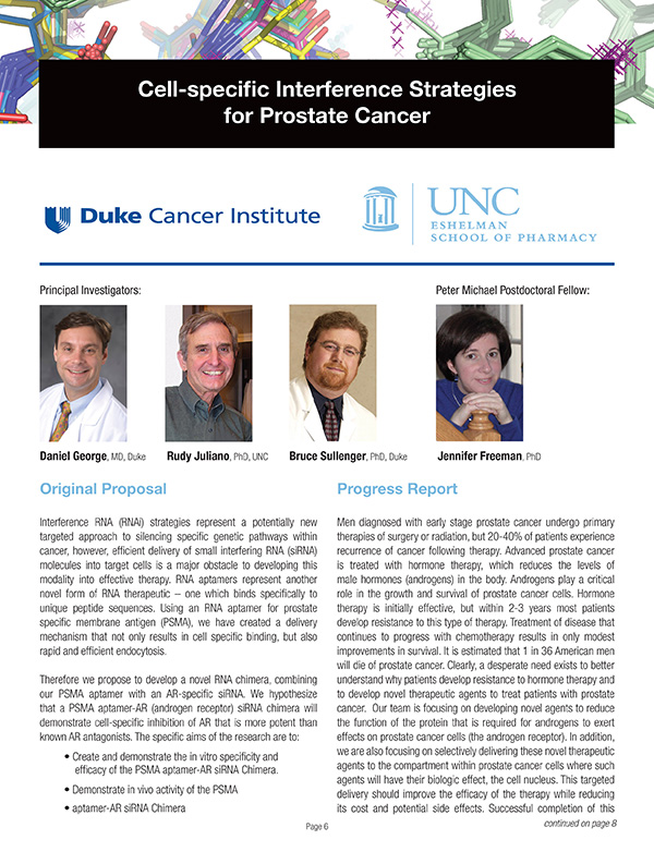 2011 Cell Specifics Interference Strategy for Prostate Cancer