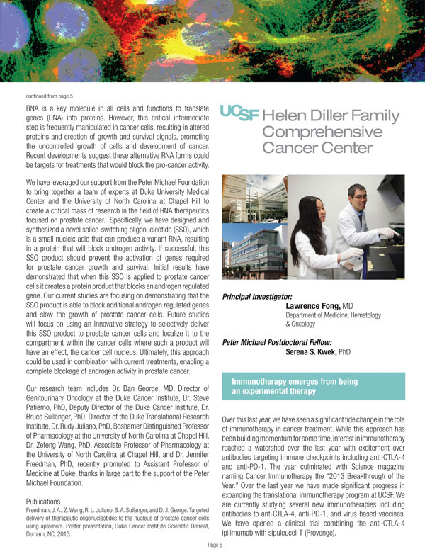 2013 Hellen Diller Family Comprehencive Cancer Center